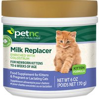PetNC Cat Kitten Milk Replacer, Enriched with Colostrum, 6 oz, 21st Century Animal HealthCare
