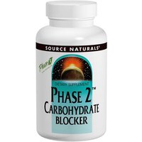 Phase 2 Carbohydrate Blocker (Carb Blocker) Chewable 500mg 30 wafers from Source Naturals