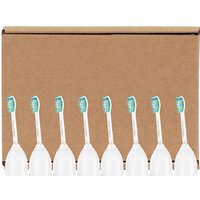 Philips Sonicare E-Series Replacement Brush Heads (Fits Advance, Elite, CleanCare, Extreme, Essence), 8 Brush Heads