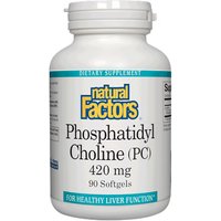 Phosphatidyl Choline 420mg 90 Softgels, Natural Factors