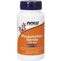 Phosphatidyl Serine 100mg with Choline & Inositol 60 Vcaps, NOW Foods