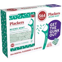 Plackers Micro Mint Dental Floss Picks, 564 Dental Flossers