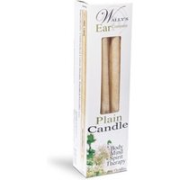 Plain Paraffin Hollow Ear Candles, 12 pk, Wallys Natural Products