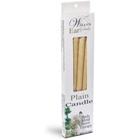 Plain Paraffin Hollow Ear Candles, 4 pk, Wallys Natural Products