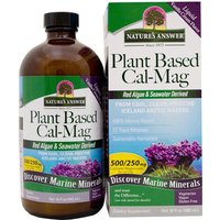 Plant Based Cal-Mag Liquid, Marine Calcium Magnesium, 16 oz, Natures Answer