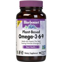 Plant-Based Omega 3-6-9 1000 mg, 90 Softgels, Bluebonnet Nutrition