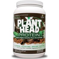 Plant Head Protein Powder, Chocolate, 23 oz, Genceutic Naturals