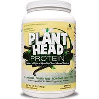 Plant Head Protein Powder, Vanilla, 23 oz, Genceutic Naturals