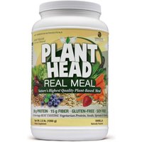 Plant Head Real Meal - Vanilla, Plant-Based Meal Shake, 2.3 lb, Genceutic Naturals
