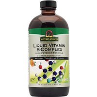 Liquid Vitamin-B Complex , High Potency Formula, 16 oz, Natures Answer