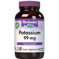 Potassium 99 mg, 90 Vcaps, Bluebonnet Nutrition