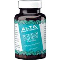Potassium Chloride Plus Silica 100 caps from Alta Health