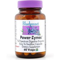 Power-Zymes, Full Spectrum Digestive Enzymes, 60 Vcaps, Bluebonnet Nutrition
