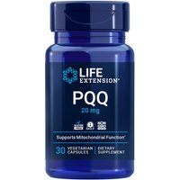 PQQ Caps with BioPQQ, 20 mg, 30 Vegetarian Capsules, Life Extension