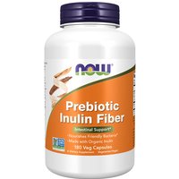 Prebiotic Inulin Fiber, 180 Veg Capsules, NOW Foods