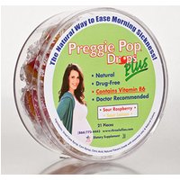 Preggie Pop Drops Plus, Morning Sickness Relief, 21 Pieces, Three Lollies LLC