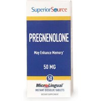 Pregnenolone 50 mg, 50 Instant Dissolve Tablets, Superior Source