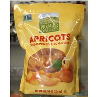 Premier Valley Apricots, Tree-Ripened & Sun-Dried, 3 lb (48 oz)