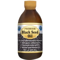 Premium Black Seed Oil, 100% Pure Cold Pressed, 8 oz, Bio Nutrition Inc.