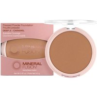 Pressed Powder Foundation - Deep 2 - Caramel, 0.32 oz, Mineral Fusion Cosmetics