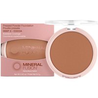 Pressed Powder Foundation - Deep 3 - Cocoa, 0.32 oz, Mineral Fusion Cosmetics
