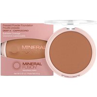 Pressed Powder Foundation - Deep 4 - Cappuccino, 0.32 oz, Mineral Fusion Cosmetics