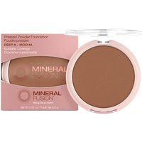 Pressed Powder Foundation - Deep 6 - Mocha, 0.32 oz, Mineral Fusion Cosmetics