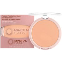 Pressed Powder Foundation - Neutral 3 - Light Beige, 0.32 oz, Mineral Fusion Cosmetics