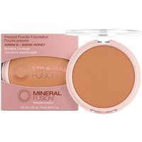 Pressed Powder Foundation - Warm 6 - Warm Honey, 0.32 oz, Mineral Fusion Cosmetics