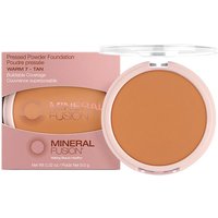 Pressed Powder Foundation - Warm 7 - Tan, 0.32 oz, Mineral Fusion Cosmetics