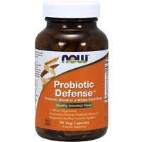 Probiotic Defense, Healthy Intestinal Flora, 90 Vcaps, NOW Foods
