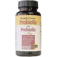 Probiotic with Prebiotic 1 Billion, 40 Veggie Caps, Mason Natural