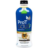 ProT Gold + F (Liquid Protein + Prebiotic Fiber) - Tropical Flavor, 30 oz, Transcend Sciences
