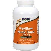 Psyllium Husk Caps 500 mg, Value Size, 500 Veg Capsules, NOW Foods