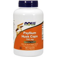 Psyllium Husk 700 mg Plus Apple Pectin, 360 Capsules, NOW Foods