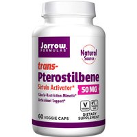 Pterostilbene 50 mg (Trans-Pterostilbene), 60 Vegetarian Capsules, Jarrow Formulas