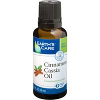 100% Natural & Pure Cinnamon Cassia Oil, 1 oz, Earths Care