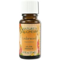 Pure Essential Oil Cedarwood, 0.5 oz, Natures Alchemy