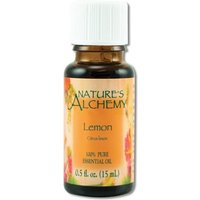 Pure Essential Oil Lemon, 0.5 oz, Natures Alchemy