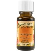 Pure Essential Oil Lemongrass, 0.5 oz, Natures Alchemy