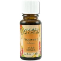 Pure Essential Oil Peppermint, 0.5 oz, Natures Alchemy