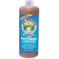 Pure Peppermint Castile Soap, 32 oz, Dr. Woods