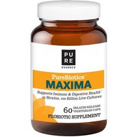 PureBiotics Maxima Probiotic, Value Size, 60 Delayed Release Vegetarian Capsules, Pure Essence Labs