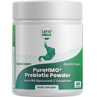 PureHMO Prebiotic Powder, Human Milk Oligosaccharide 2-Fucosyllactose, 45 Servings, Layer Origin Nutrition