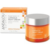 Purple Carrot + C Luminous Night Cream, 1.7 oz, Andalou Naturals