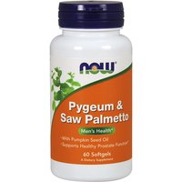 Pygeum & Saw Palmetto, With Pumpkin Seed Oil, 60 Softgels, NOW Foods