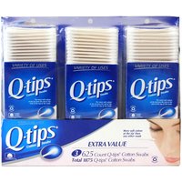 Q-tips Cotton Swabs, 100% Pure Cotton, 625 Sticks x 3 Pack