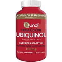 Qunol Mega CoQ10 Ubiquinol 100 mg, 120 Softgels