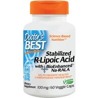 Stabilized R-Lipoic Acid (RLA) Na-RALA 100 mg, 60 Veggie Caps, Doctors Best