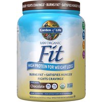 Raw Organic Fit Protein Powder - Chocolate, 461 g (10 Servings), Garden of Life
